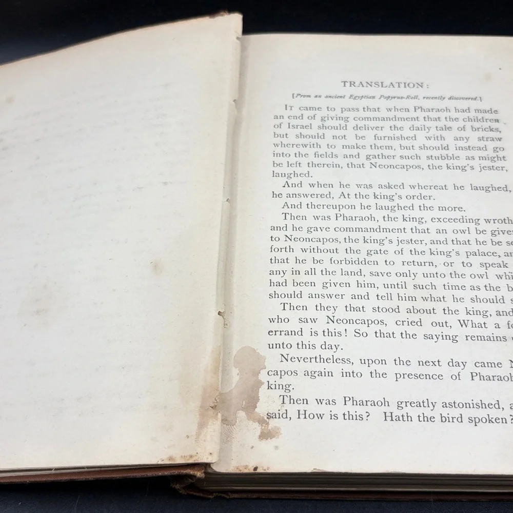 Antique 1880 Bricks Without Straw by Albion W. Tourgee Hardcover Fiction Book